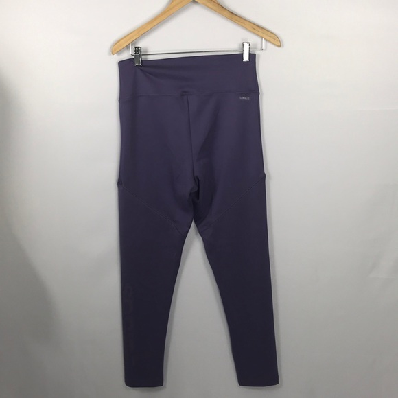 Adidas Purple Climalite Leggings - Picture 1 of 9